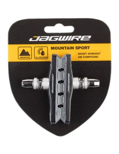 JUEGO DE ZAPATAS MTB JAGWIRE MOUNTAIN SPORT GRIS