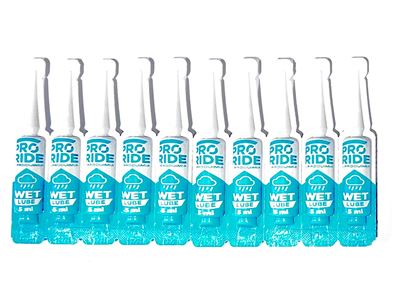PRORIDE WET LUBE MONODOSIS 10 UDS.