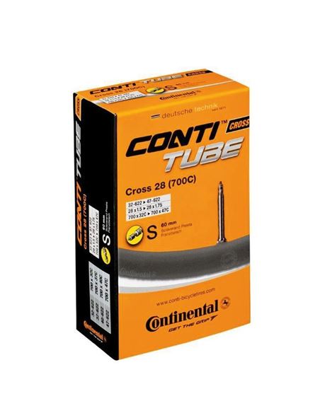 CAMARA CONTINENTAL CROSS 700X32-47 VALVULA PRESTA 60 MM (32/ CAMARA CONTINENTAL CROSS 700X32-47 VALVULA PRESTA 60 MM (32/
