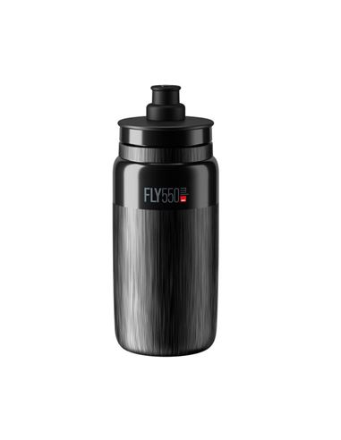 BIDON ELITE FLY TEX NEGRO LOGO GRIS 550 ML