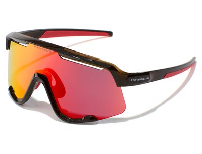 GAFAS HAWKERS POWER  MARRON TRANSP.BRILLO - ROJO RUBI