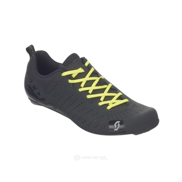 ZAPATILLAS SCOTT ROAD RC LACE NEGRA AMARILLA 45