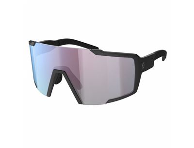 GAFAS SCOTT SHIELD COMPACT BLACK MATT BLUE CHROME