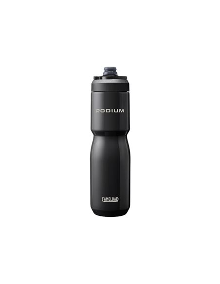 BIDON CAMELBAK PODIUM INSULATED ACERO 650ML NEGRO