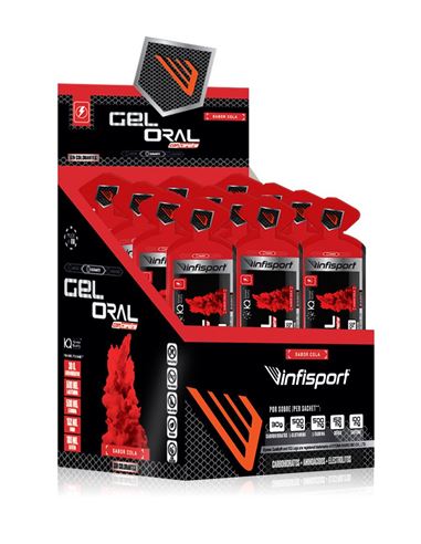 GEL INFISPORT ORAL COLA+ CAFEÍNA 100MG