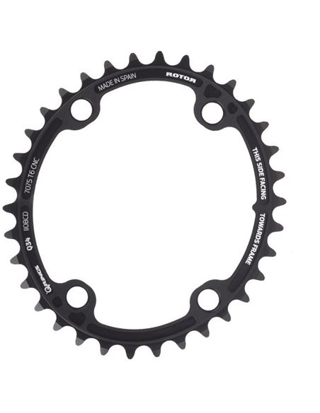 PLATO ROTOR Q RINGS BCD110X4 Q34D (50) INNER BLACK