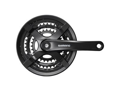 BIELAS SHIMANO 6/7/8V. FC-TY501 48/38/28D 175MM +CC