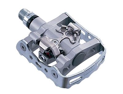 PEDALES AUTOMÁTICOS M324 SPD PLATA CON CALAS SMASH56