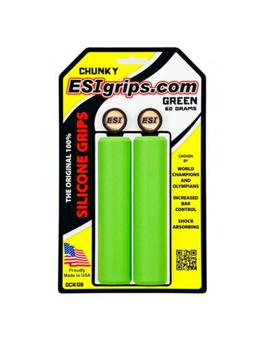 PUÑOS ESIGRIPS CHUNKY DE SILICONA VERDE