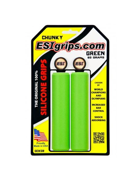 PUÑOS ESIGRIPS CHUNKY DE SILICONA VERDE PUÑOS ESIGRIPS CHUNKY DE SILICONA VERDE