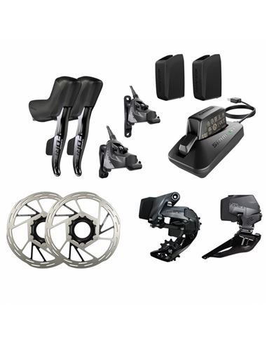 GRUPO SRM FORCE E-TAP AXS 2X GRUPO HIDRO FLAT MOUNT CL 2P