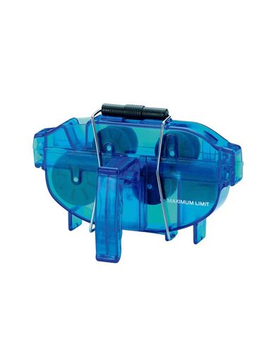 LIMPIACADENAS BIKE HAND DE CEPILLOS MULTIPLES AZUL