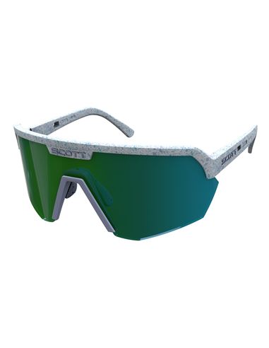 GAFAS SCOTT SPORT SHIELD TERRAZZO WHITE GREEN CHROME