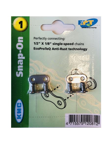 UNIÓN CADENA KMC 1V. BLISTER 2 UNIDADES UNIÓN CADENA KMC 1V. BLISTER 2 UNIDADES